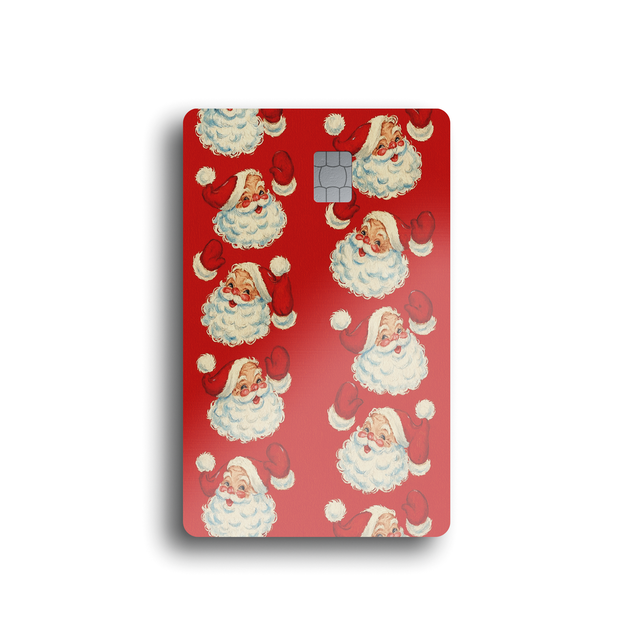 Vintage Santa Christmas Card Skin
